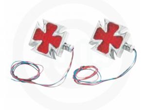 MINI MALTESE CROSS MARKER LIGHTS