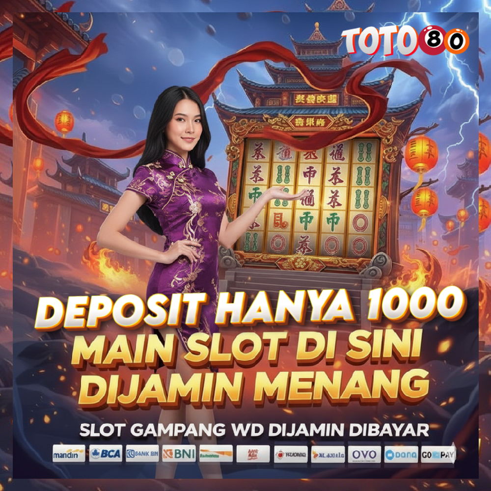 Toto80 ➢ Rumah Slot Online Modern dengan Deposit 1000 Rupiah